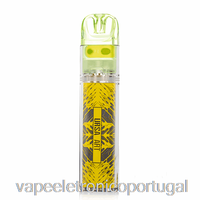 Vape Eletrônico Perdido Vape Ursa Nano Art 18w Pod Kit Areias Amarelas X Kaleido Art